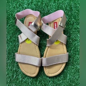 Union Bay Pink and Tan‎ Kids Sandals Size 1M